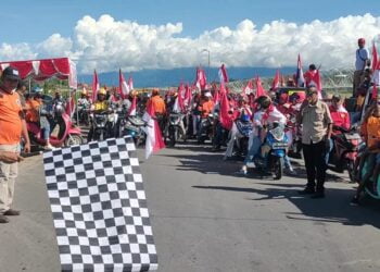 Parjal Gelar Konvoi Merah Putih Menyambut HUT RI ke 79