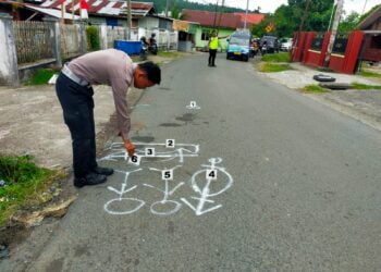 Tabrakan Motor Di Manokwari, Satu Meninggal Dua Luka