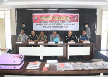 Polda Papua Barat Ungkap peredaran Ganja Di Manokwari Papua Barat